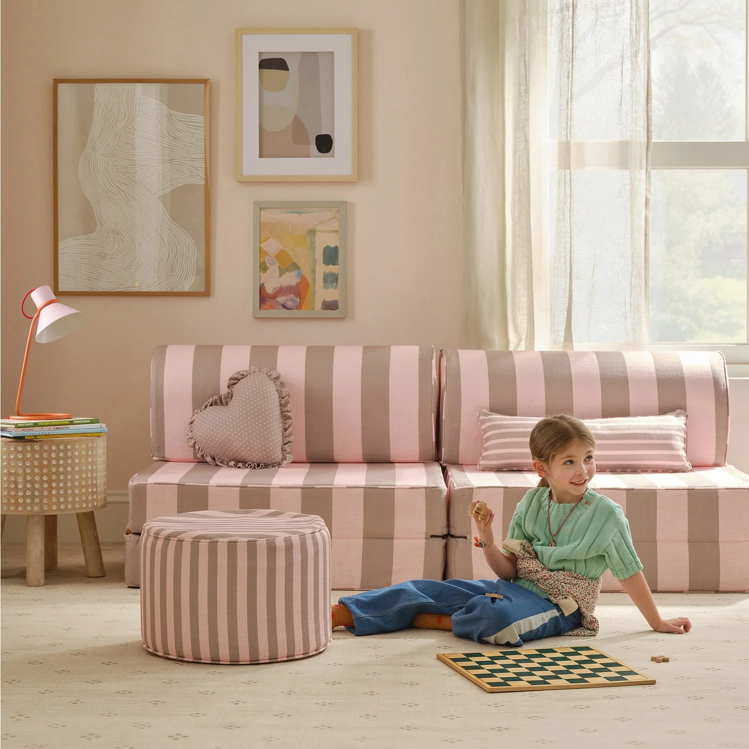 Ottoman | Bennett Alder & Blush - Image 3